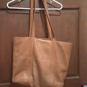 Large leather tote!